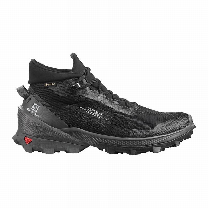 Zapatillas Trekking Salomon Mujer Negras - Salomon Argentina CROSS OVER CHUKKA GORE-TEX ,310695-RGS